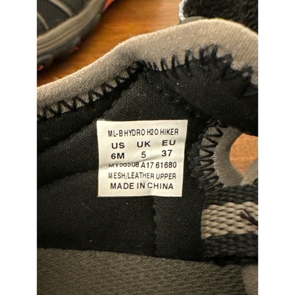 Men's Merrill Black Water Shoes Sandals Size 6 - Picture 7 of 7